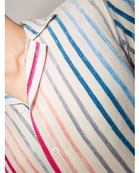 Orlebar Brown Stripe Pattern Short Sleeve Shirt