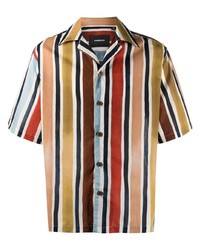 Costumein Stripe Print Cotton Shirt