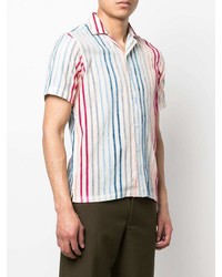 Orlebar Brown Stripe Print Short Sleeved Shirt