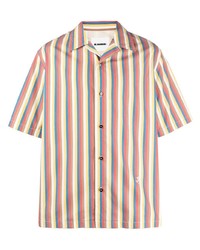 Jil Sander Stripe Print Short Sleeved Shirt