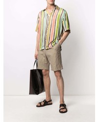 Costumein Striped Short Sleeved Shirt