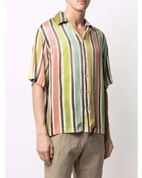 Costumein Striped Short Sleeved Shirt