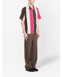 Prada Striped Silk Twill Shirt