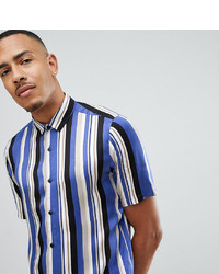 ASOS DESIGN Tall Regular Fit Stripe Shirt