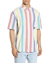 Tommy Jeans Tjm Summer Stripe Short Sleeve Shirt