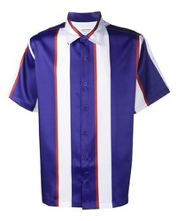 Noon Goons Striped Satin Bowling Shirt
