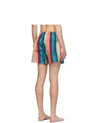 Paul Smith Multicolor Artist Stripe Swim Shorts