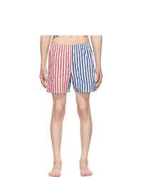 Noah NYC Multicolor Striped Swim Shorts