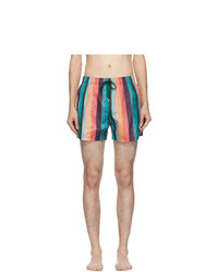 Paul Smith Multicolor Striped Swim Shorts