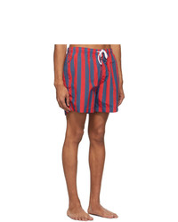 Solid and Striped Red And Blue The Classic Stripe Swim Shorts