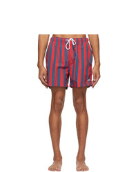 Solid and Striped Red And Blue The Classic Stripe Swim Shorts