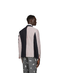 Thom Browne Multicolor Unconstructed Classic Double Face Blazer