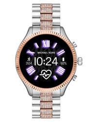 Michael Kors Access Michl Michl Kors Lexington 2 Pave Crystal Bracelet Smart Watch