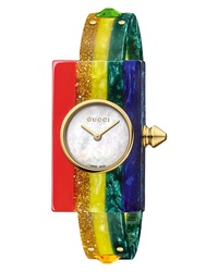 Gucci Plexiglas Bracelet Watch