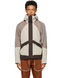 Arnar Mar Jonsson Beige Overdyed Composition Outerwear Jacket