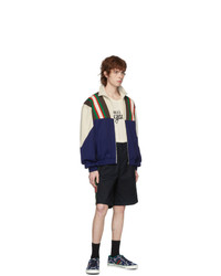 Gucci Blue And Off White Track Jacket