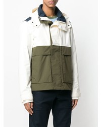Woolrich Colour Block Hooded Jacket
