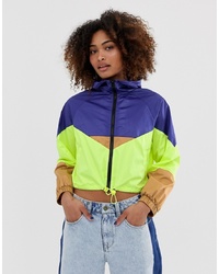 Collusion Light Weight Colour Block Tech Jacket