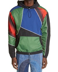Ahluwalia Marshall Patchwork Hooded Pullover