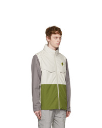 A-Cold-Wall* Off White And Green Scafell Storm 3l Jacket