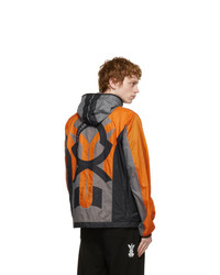 Moncler Genius Orange And Grey Clonophis Jacket