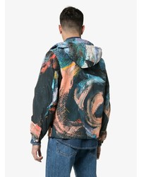Alexander McQueen Painters Canvas Shell Hooded Jacket
