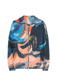 Alexander McQueen Painters Canvas Shell Hooded Jacket
