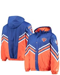 STARTE R Royalorange New York Knicks The Hoodie Full Zip Jacket In Blue At Nordstrom
