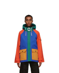 JW Anderson Red And Blue Jwa Puller Hooded Jacket