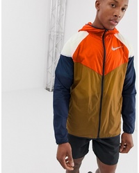 nike running just do it reflective jacket in orange