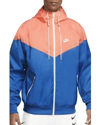Nike Sportswear Windrunner Jacket In Signal Bluecrimsonsail At Nordstrom