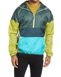 COTOPAXI Teca Colorblock Water Repellent Half Zip Windbreaker