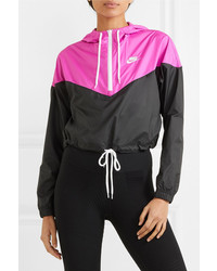 Nike Two Tone Cropped Hooded Shell Jacket