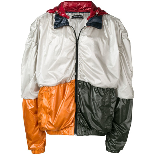 Y/Project Y Project Colour Block Rain Jacket, $990 | farfetch.com