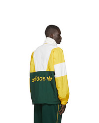 adidas Originals Yellow Colorblock Track Jacket