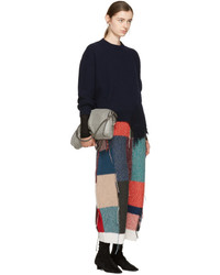Stella McCartney Multicolor Wool Patchwork Trousers