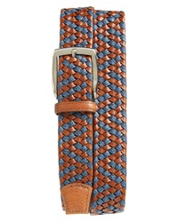 Torino Braided Leather Linen Belt