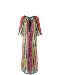 Multi colored Woven Maxi Dress