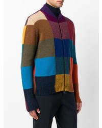 Etro Colour Block Zipped Sweater