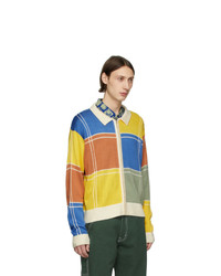 Noon Goons Multicolor Colorblock Zip Sweater