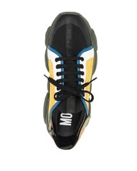 Moschino Colour Block Lace Up Sneakers