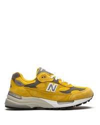 New Balance M992bb Gold Cream Low Top Sneakers