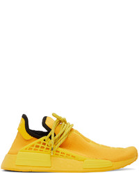 adidas x Humanrace by Pharrell Williams Yellow Hu Nmd Sneakers