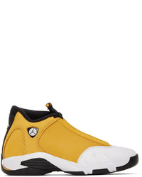 NIKE JORDAN Yellow Jordan 14 Retro Sneakers