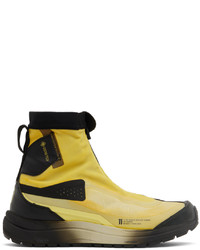 11 By Boris Bidjan Saberi Yellow Salomon Edition Bamba 2 High Sneakers