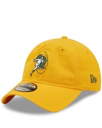 New Era Gold Green Bay Packers Core Classic 20 Historic Logo 9twenty Adjustable Hat At Nordstrom