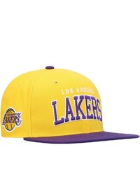 '47 Gold Los Angeles Lakers Blockshed Captain Snapback Hat At Nordstrom