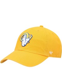 '47 Gold Los Angeles Rams Secondary Clean Up Adjustable Hat At Nordstrom