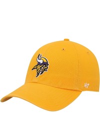 '47 Gold Minnesota Vikings Clean Up Alternate Adjustable Hat At Nordstrom