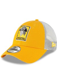 New Era Gold Pittsburgh Pirates Cooperstown Collection 1967 Trucker 9forty Adjustable Hat